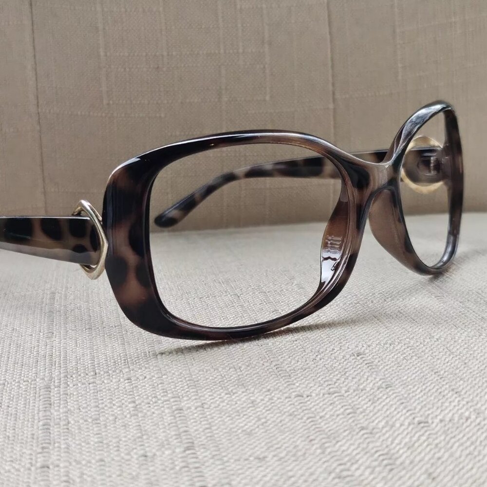 Liz Claiborne Women Sunglasses/Eyeglasses Frame Brown/Black Tone Glasses Frame